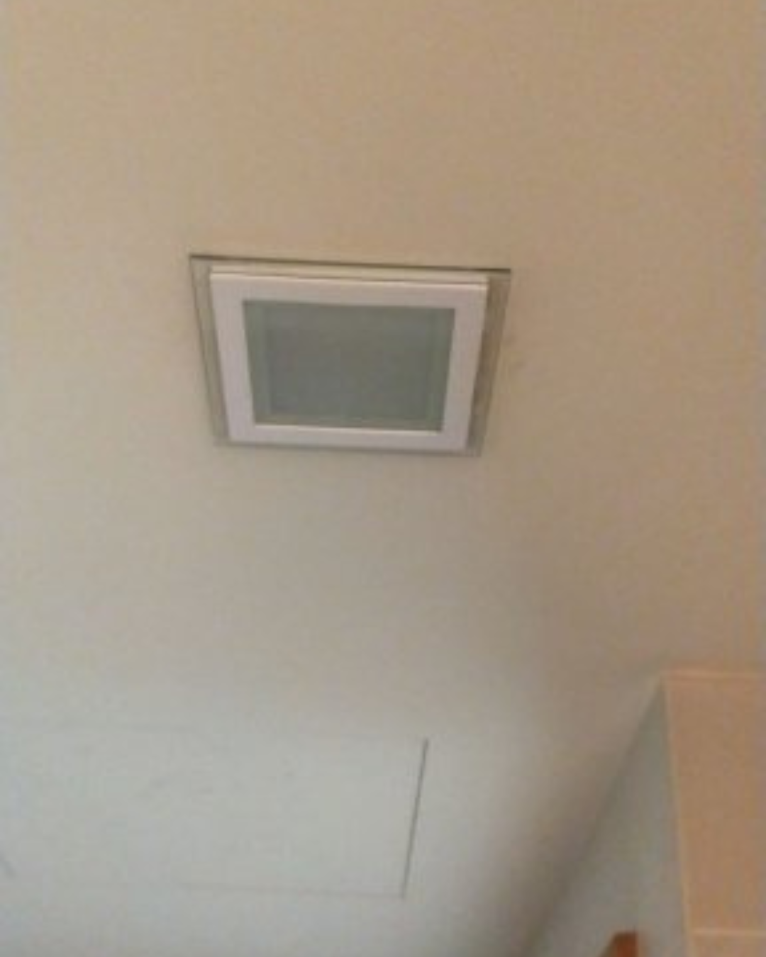Before photo of faulty ceiling light in Singapore