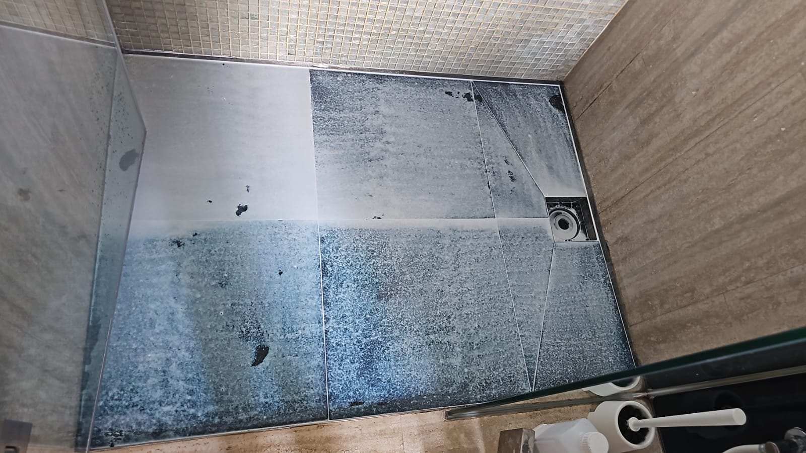 Before photo of piping leakage under sink in Singapore